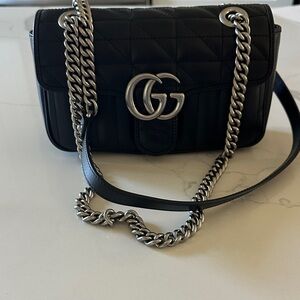 Gucci Black Quilted Leather Mini Matelasse